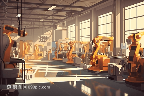 机械臂装配线的摄影摄像服务 捕捉智能制造的艺术